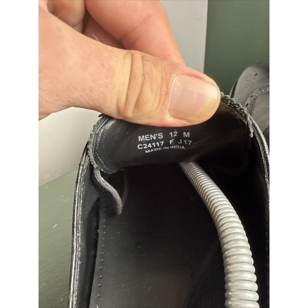 Cole Haan Original Grand OS Signature Wingtip Oxford Black Mens Size 12 M C24117